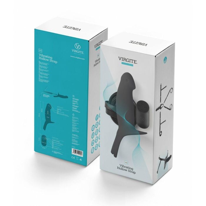 Consolador con arnés Virgite Negro L 2 Consolador con arnés Virgite Negro L 2