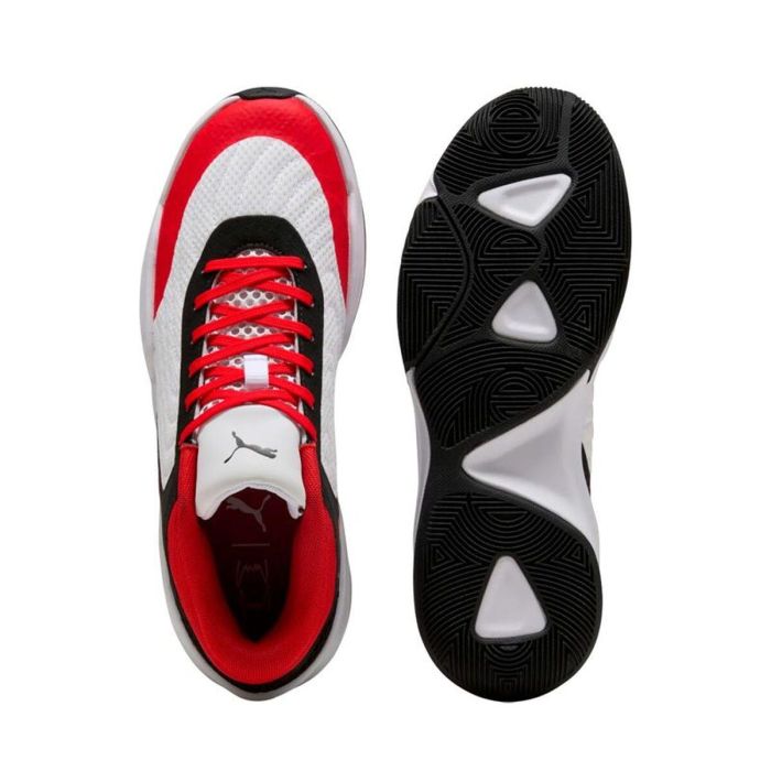 Zapatillas de Baloncesto para Adultos Puma Court Pro 2 Blanco Rojo L 2