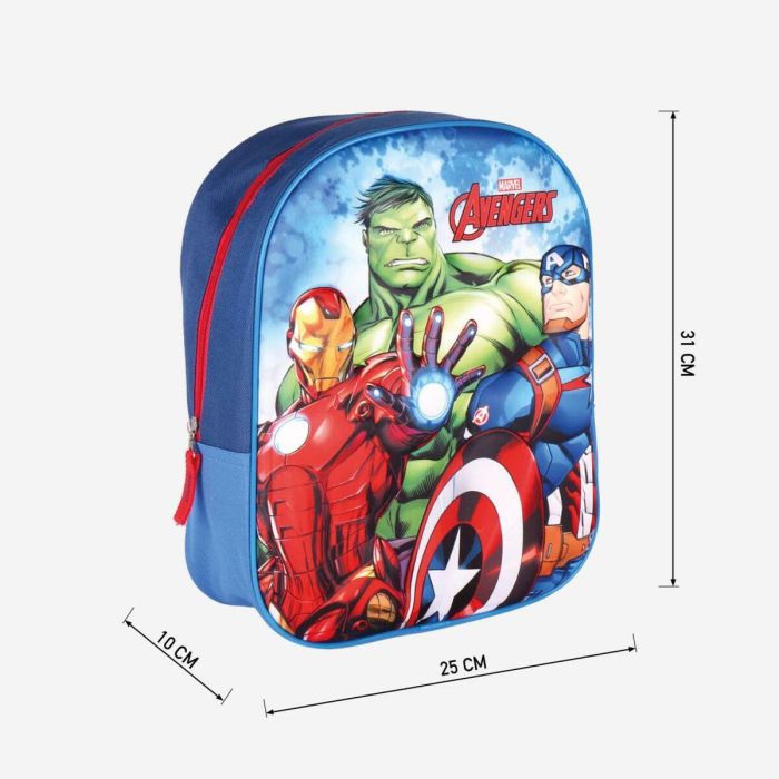 Mochila Escolar The Avengers Azul (25 x 31 x 10 cm) 6 Mochila Escolar The Avengers Azul (25 x 31 x 10 cm) 6