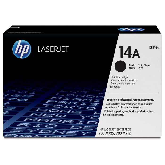 HP Cartucho de Tóner Original LaserJet CF214A Negro 10000 páginas Compatible con HP LaserJet Enterprise M712, M725 0 HP Cartucho de Tóner Original LaserJet CF214A Negro 10000 páginas Compatible con HP LaserJet Enterprise M712, M725 0