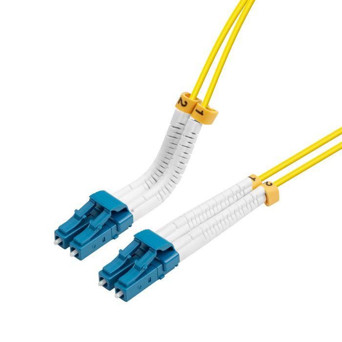 Lanview Cable de Fibra Óptica Flexible Serie Bendable Singlemode Dúplex LC-LC 10m OS2 LSZH