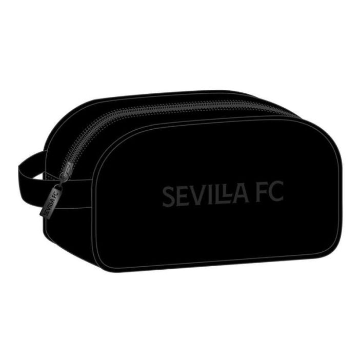 Safta Neceser Adapt. Carro Sevilla Fc "Teen" Negro 26x15x12cm