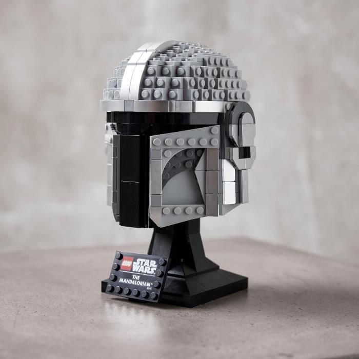 LEGO 75328 Star Wars The Mandalorian Helmet Kit de modelo coleccionable para construir, decorar y regalar para adultos 1 LEGO 75328 Star Wars The Mandalorian Helmet Kit de modelo coleccionable para construir, decorar y regalar para adultos 1