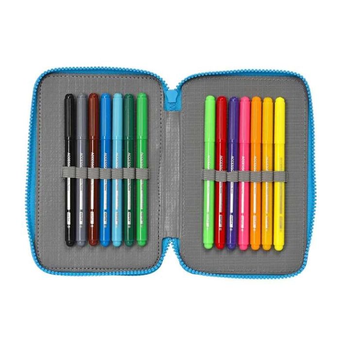 Plumier Triple SuperThings Rescue force 12.5 x 19.5 x 5.5 cm Azul (36 Piezas) 5 Plumier Triple SuperThings Rescue force 12.5 x 19.5 x 5.5 cm Azul (36 Piezas) 5