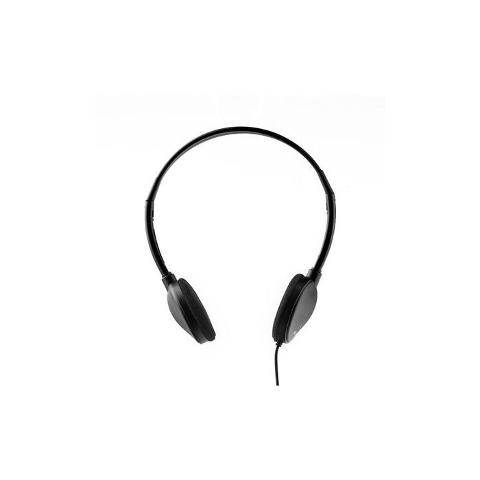 Elbe AU-789-CC Auricular Diadema Ultraligero Negro Cable 1,2M Sonido Claro y Natural 2