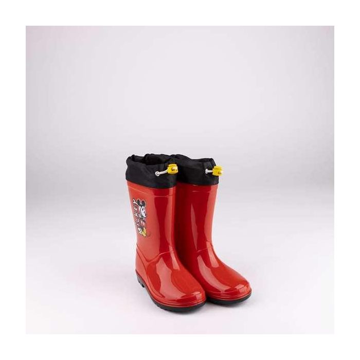 Botas de Agua Infantiles Mickey Mouse Rojo 22 2 Botas de Agua Infantiles Mickey Mouse Rojo 22 2