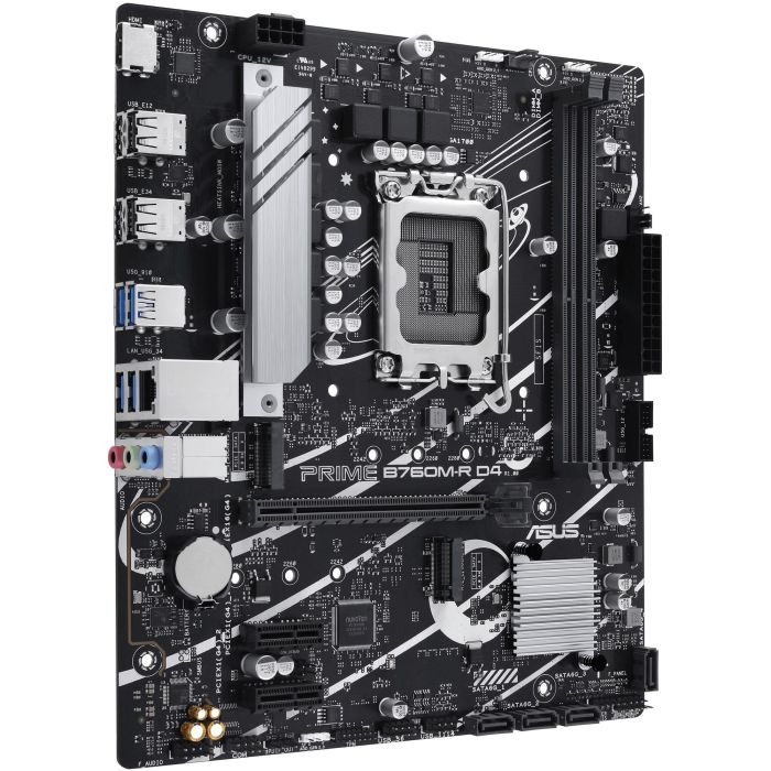 Asus 90MB1HA0-M0EAY0 Placa Base PRIME B760M-R D4 Intel B760 Socket LGA 1700 Micro ATX DDR4 PCIe 4.0 para Intel 12ª, 13ª y 14ª Gen 2 Asus 90MB1HA0-M0EAY0 Placa Base PRIME B760M-R D4 Intel B760 Socket LGA 1700 Micro ATX DDR4 PCIe 4.0 para Intel 12ª, 13ª y 14ª Gen 2