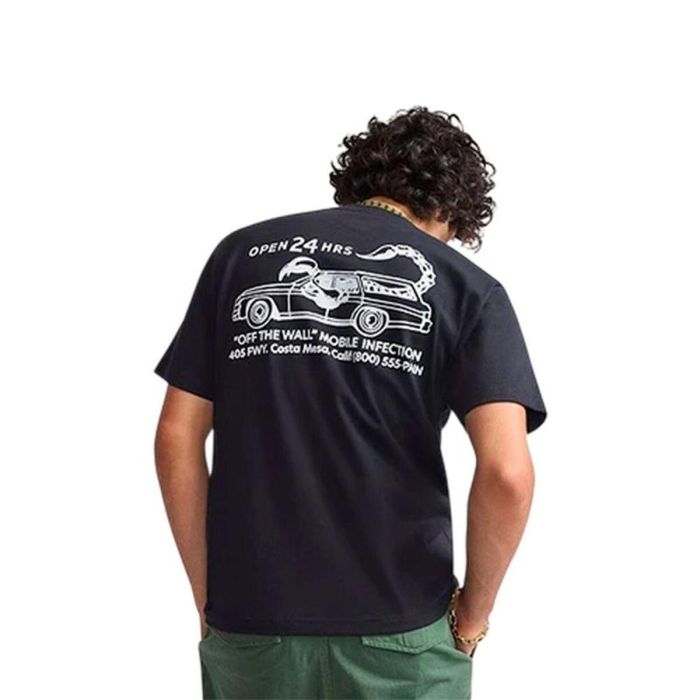 Camiseta de Manga Corta Hombre Vans Sting Wagon Ss Negro 11-12 Años 1