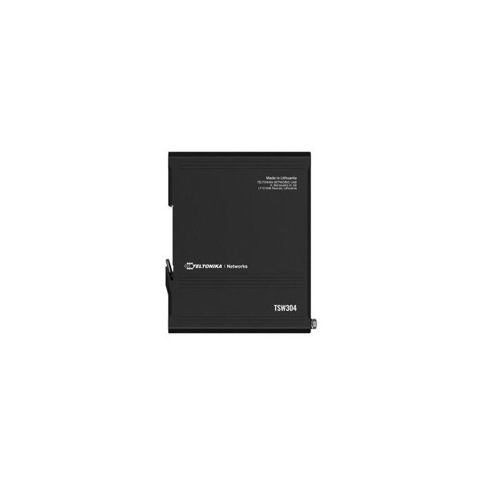 Teltonika Networks Integrated DIN rail bracket and surface mounting options, 102 x 25 x 81.5 mm, 4 x Gigabit Ethernet with speeds of up to 1000 Mbps, 7-57 V Wide range of supported power supply voltages 2