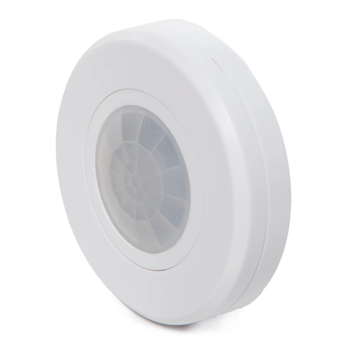 Sensor Movimiento Superficie Slim 360º 200W Infrarrojos 8m 360º 5seg-5min LED 220-240VAC 1