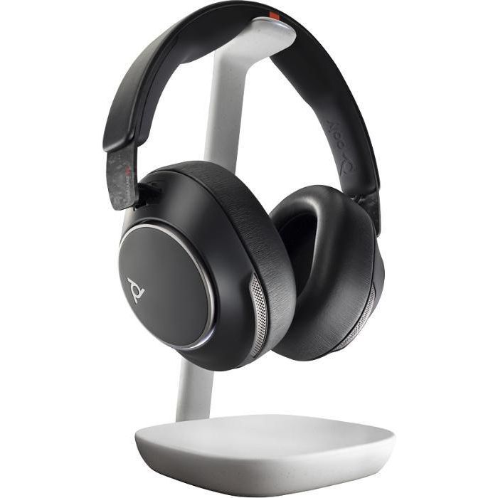 HP Poly Voyager Surround 85 UC Microsoft Teams Certified Auriculares Bluetooth Boomless USB-C con Adaptador y Base de Carga