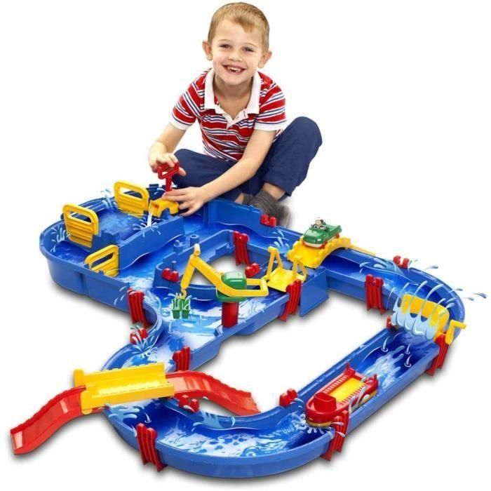 Aquaplay Mega Puente del Circuito Acuático - Juego de 35 Piezas con Barco, Camión Anfibio y Bo The Bear para Niños +3 Años 1 Aquaplay Mega Puente del Circuito Acuático - Juego de 35 Piezas con Barco, Camión Anfibio y Bo The Bear para Niños +3 Años 1