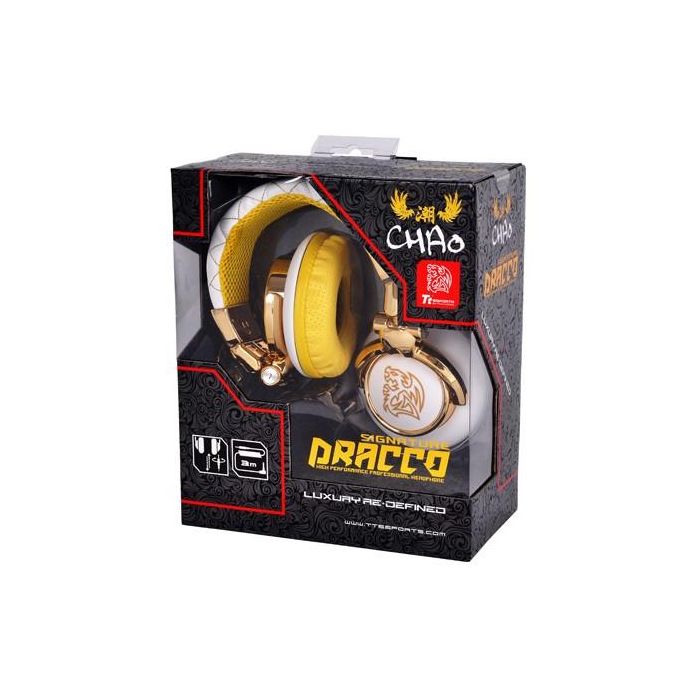 Thermaltake ***TteSPORTS/Headset/DRACCO Signature/White/3.5mm/ 4