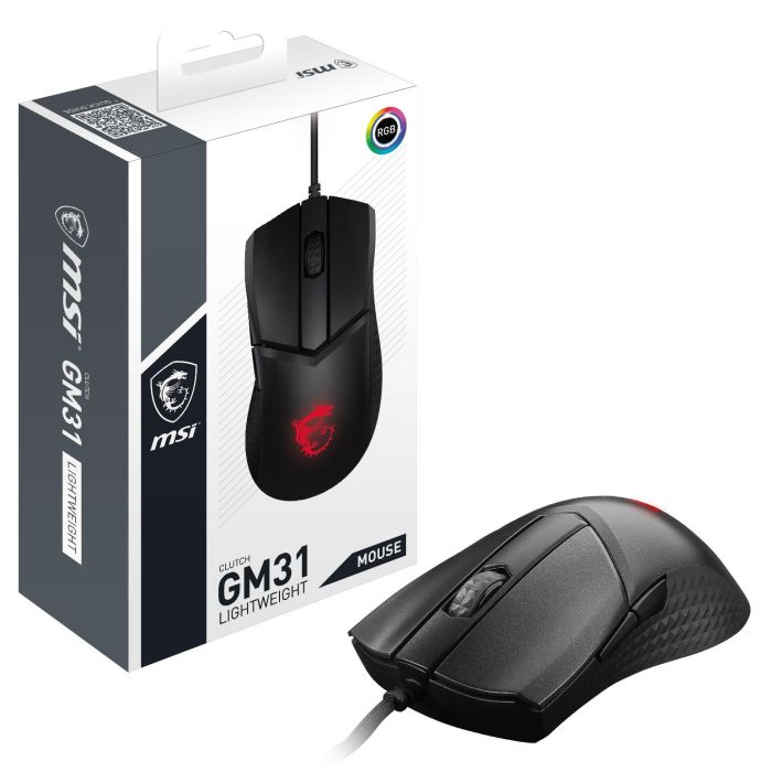 MSI Clutch GM31 Wired - Ratón Gaming Óptico Negro 7