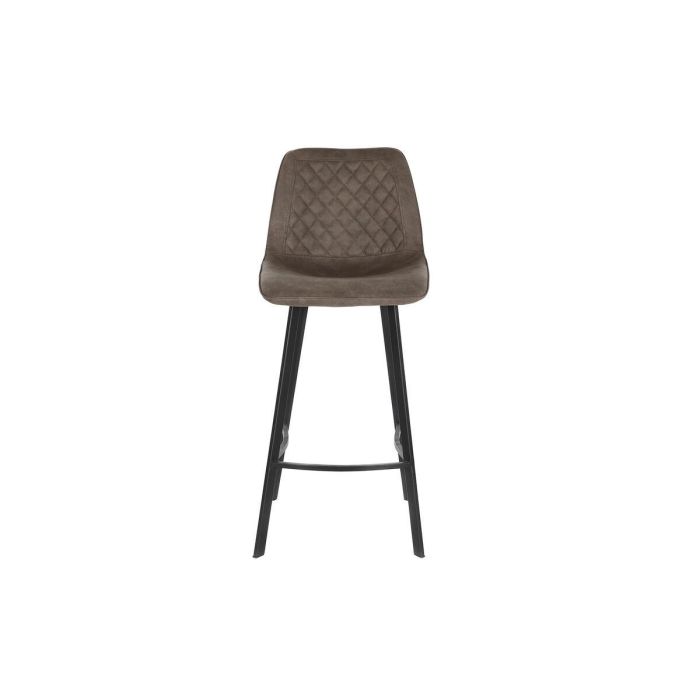 Taburete Vintage DKD Home Decor Marron Oscuro Negro 49 x 110 x 56 cm 2 Taburete Vintage DKD Home Decor Marron Oscuro Negro 49 x 110 x 56 cm 2