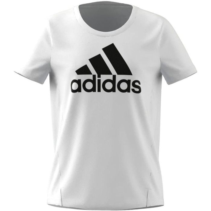 Camiseta de Manga Corta Infantil Adidas Blanco 16