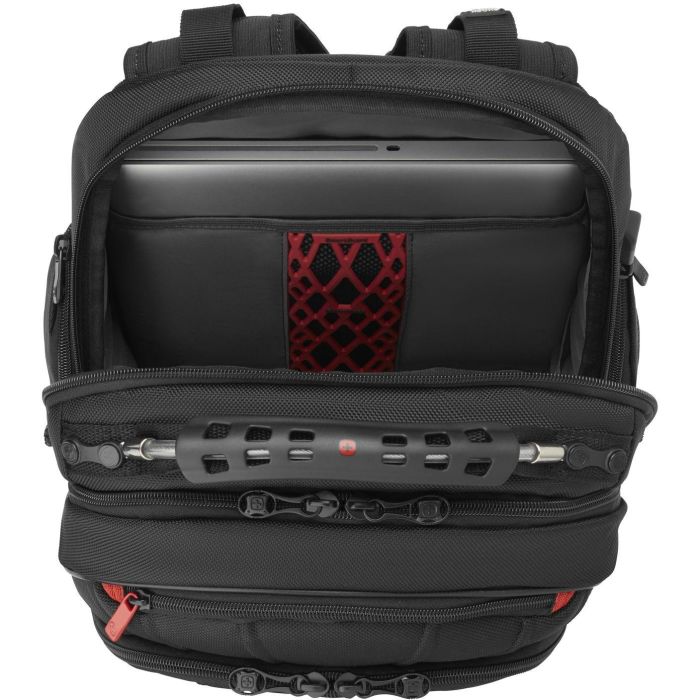 Wenger Pegasus Deluxe Ballistic Mochila para portátil de 16 pulgadas Negra con compartimento para tableta 5
