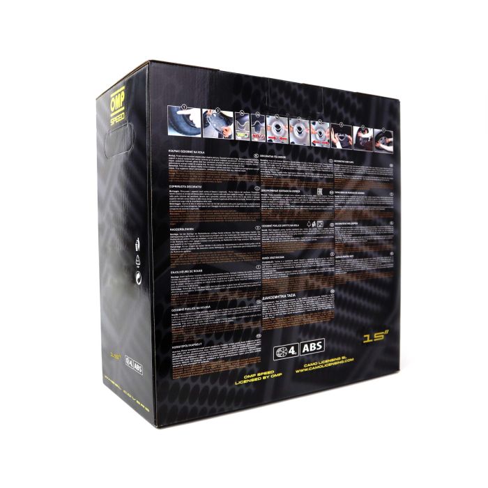 Omp Speed Juego De 4 Tapacubos Magnum Color Negro 15 Pulgadas OMPS07011501 3 Omp Speed Juego De 4 Tapacubos Magnum Color Negro 15 Pulgadas OMPS07011501 3