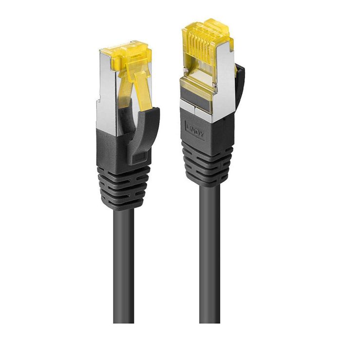 LINDY Patch Cable de Red Cat7 S/FTP LSZH 30m Negro, 10Gbps, 600MHz, Blindaje Conector Aluminio, RJ45 Macho a RJ45 Macho, Ref. 47316