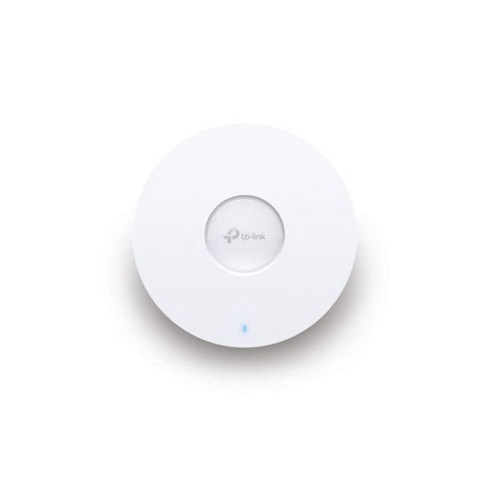 Omada 2.4GHz (574 Mbps), 5GHz (4804 Mbps), IEEE 802.11ax/ac/n/g/b/a, 1× 2.5 Gigabit Ethernet (RJ-45), 802.3at PoE, 243 x 243 x 64 mm Omada 2.4GHz (574 Mbps), 5GHz (4804 Mbps), IEEE 802.11ax/ac/n/g/b/a, 1× 2.5 Gigabit Ethernet (RJ-45), 802.3at PoE, 243 x 243 x 64 mm