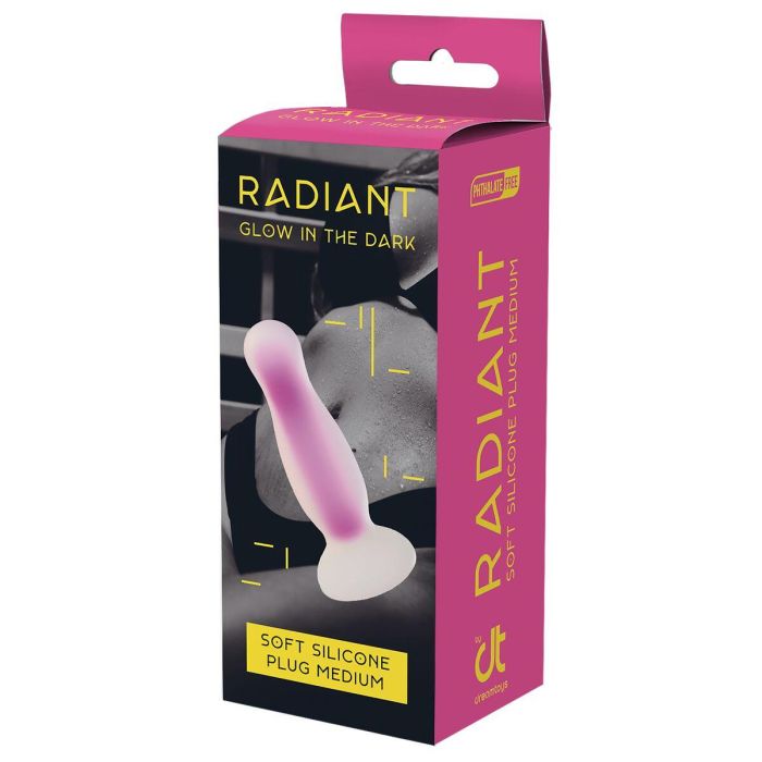 Plug Anal Dream Toys Radiant Soft Morado 1 Plug Anal Dream Toys Radiant Soft Morado 1