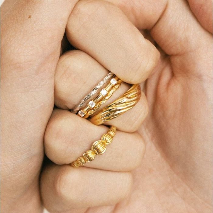Anillo Mujer 24KAE 124142Y/56 Dorado 16 3