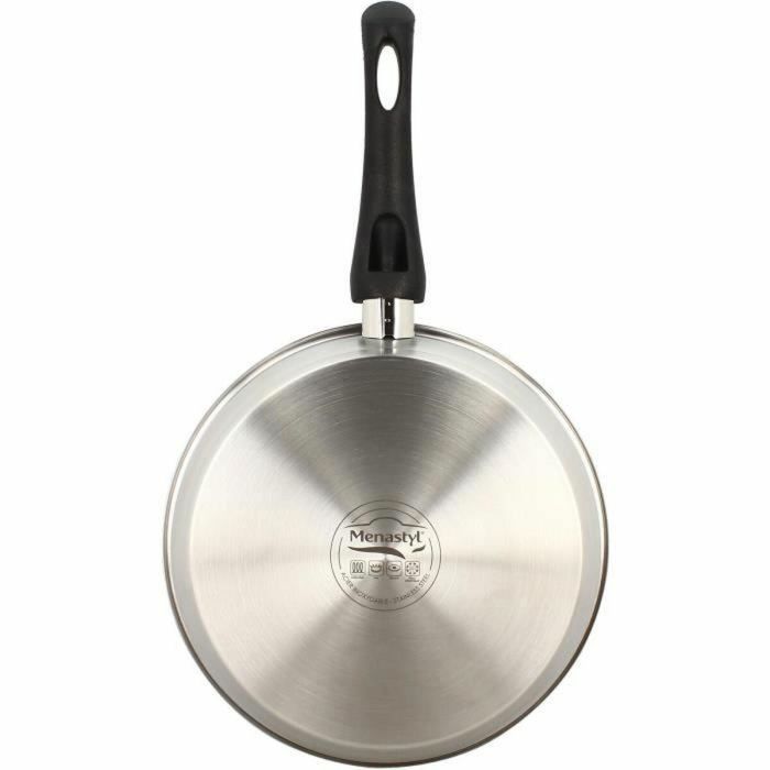 Sartén - MENASTYL - 6020246 - Acero inoxidable - 24 cm - Apta para todo tipo de fuegos, incluida inducción 1 Sartén - MENASTYL - 6020246 - Acero inoxidable - 24 cm - Apta para todo tipo de fuegos, incluida inducción 1