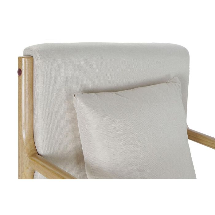 Sillon Scandi DKD Home Decor Beige 77 x 73 x 65 cm 4 Sillon Scandi DKD Home Decor Beige 77 x 73 x 65 cm 4