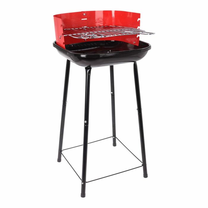 Barbacoa de pie de 4 patas con parrilla. 33x33x74cm Barbacoa de pie de 4 patas con parrilla. 33x33x74cm