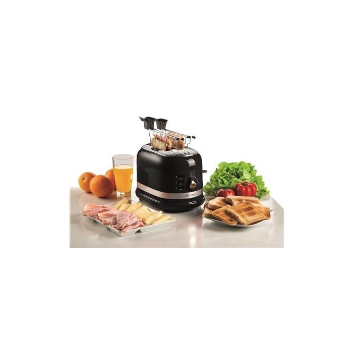 Ariete 149/02 Tostador Moderna 2 Ranuras, Negro, con Pinzas y Función de Expulsión Automática 6 Ariete 149/02 Tostador Moderna 2 Ranuras, Negro, con Pinzas y Función de Expulsión Automática 6