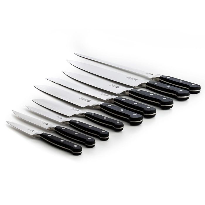 Quid Professional Inox Chef Black Cuchillo Verdulero Acero Inoxidable 12 cm Negro Mango Ergonómico Apto Lavavajillas Pack 10 Unidades 1 Quid Professional Inox Chef Black Cuchillo Verdulero Acero Inoxidable 12 cm Negro Mango Ergonómico Apto Lavavajillas Pack 10 Unidades 1