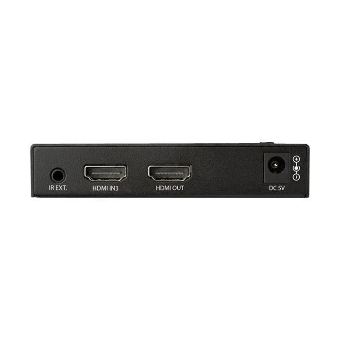 StarTech.com Vs421Hddp Switch KVM de Video HDMI DisplayPort 4 Puertos 4K 60Hz - Conmutador de 3x HDMI y 1x DisplayPort 3