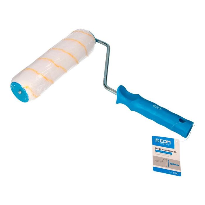 Edm Rodillo Profesional Poliamida 23 cm Pelo Corto para Pintura Plástica en Paredes y Techos 1