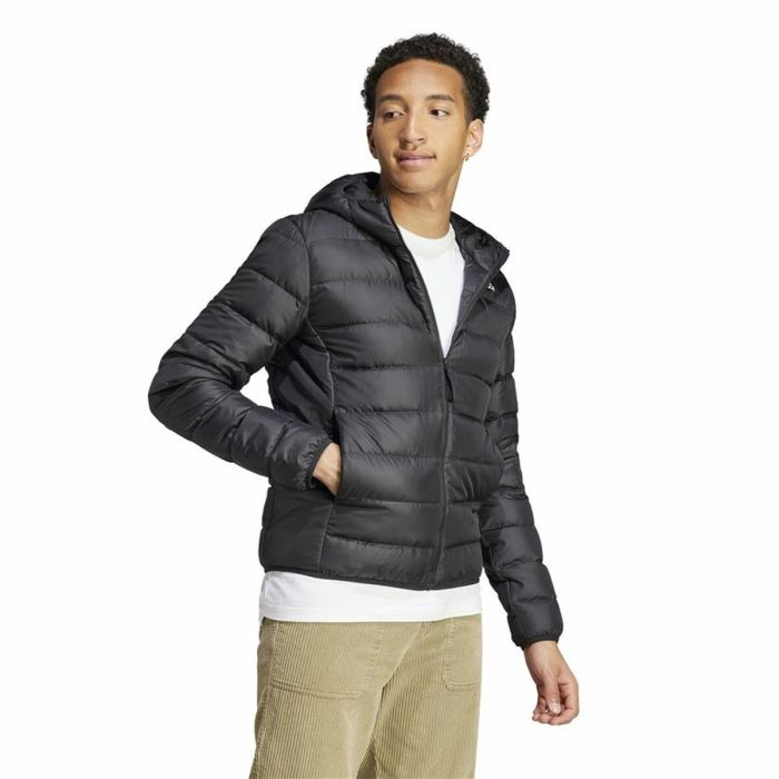 Chaqueta para Hombre Adidas Essentials D H Negro 3 Chaqueta para Hombre Adidas Essentials D H Negro 3