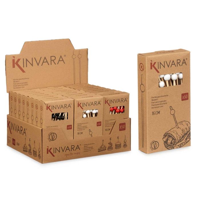 50 Brochetas Aperitivo Surtidos Kinvara 9X17CM (48 Unidades) 2 50 Brochetas Aperitivo Surtidos Kinvara 9X17CM (48 Unidades) 2