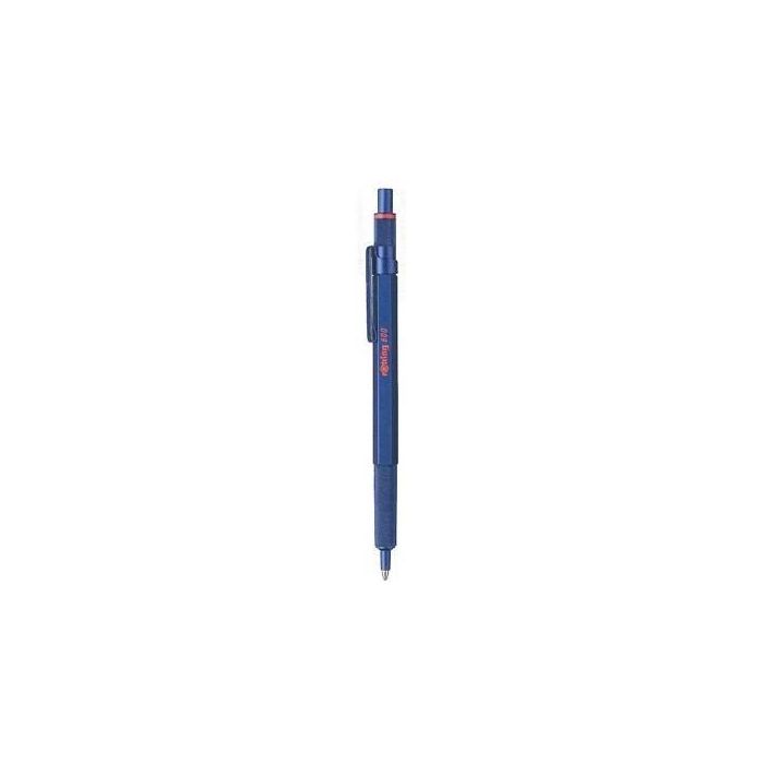 rotring Bolígrafo 600 Azul Metálico M en Caja de Regalo