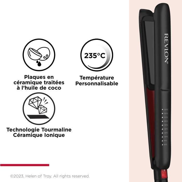 Revlon RVST2211 SmoothStay - 25 mm, Infundido en Aceite de Coco con Cubierta de Viaje 4