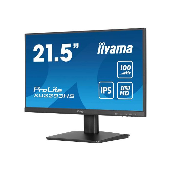 Iiyama Monitor XU2293HS-B6 21.5" IPS 100Hz Full HD 1ms, Regulable, Reductor de Luz Azul, Altavoces Integrados, HDMI 0 Iiyama Monitor XU2293HS-B6 21.5" IPS 100Hz Full HD 1ms, Regulable, Reductor de Luz Azul, Altavoces Integrados, HDMI 0