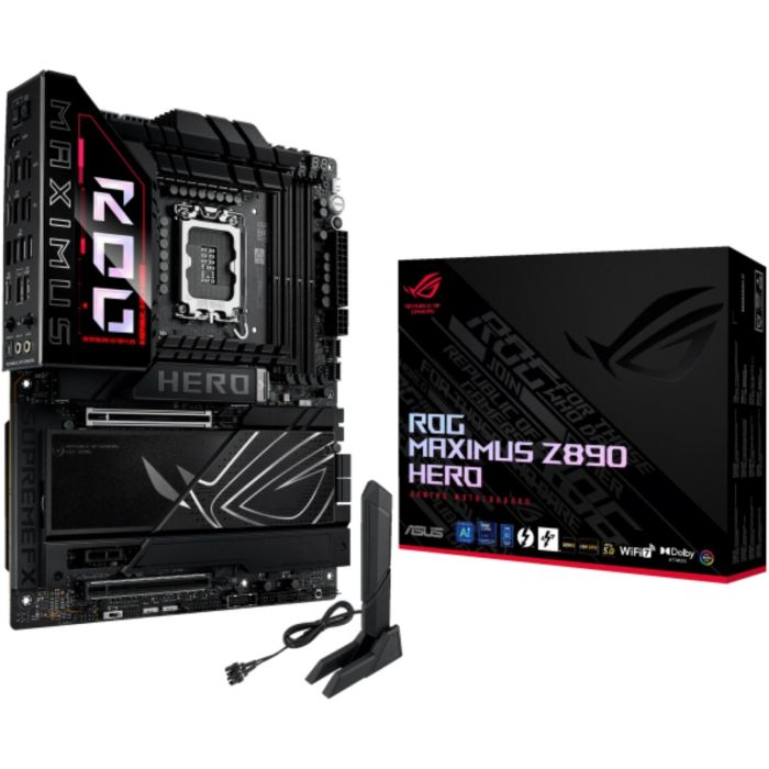 Asus ROG MAXIMUS Z890 HERO 90MB1ID0-M0EAY0 Intel LGA 1851 Z890 ATX Placa Base 4 DDR5 WiFi 0 Asus ROG MAXIMUS Z890 HERO 90MB1ID0-M0EAY0 Intel LGA 1851 Z890 ATX Placa Base 4 DDR5 WiFi 0