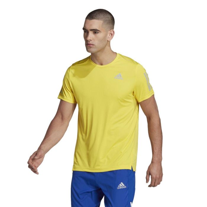 Camiseta de Manga Corta Hombre Adidas Amarillo M 20 Camiseta de Manga Corta Hombre Adidas Amarillo M 20