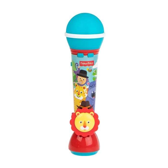Fisher Price Micrófono de Mano Graba y Reproduce Voz Juguete Infantil