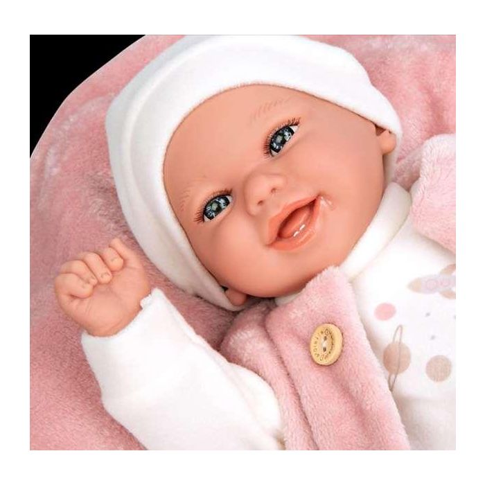 Muñecas Arias Muñeca Elegance 40 cm Colin Rosa con Manta 6 Muñecas Arias Muñeca Elegance 40 cm Colin Rosa con Manta 6