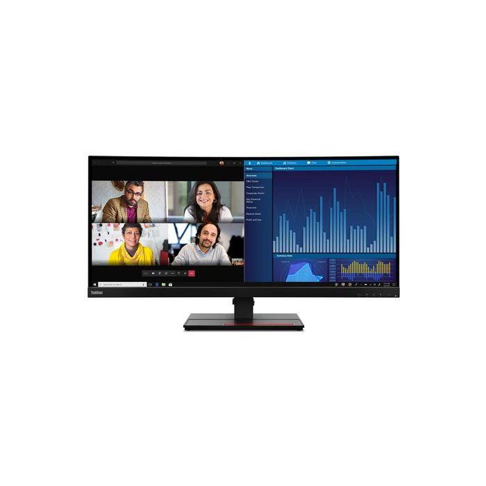 Lenovo 86.7cm (34.14") Wide Quad HD 3440 x 1440 W-LED IPS, 21:9, 300cd/m², 1.07B, 6ms, 178°/178°, 1000:1 4