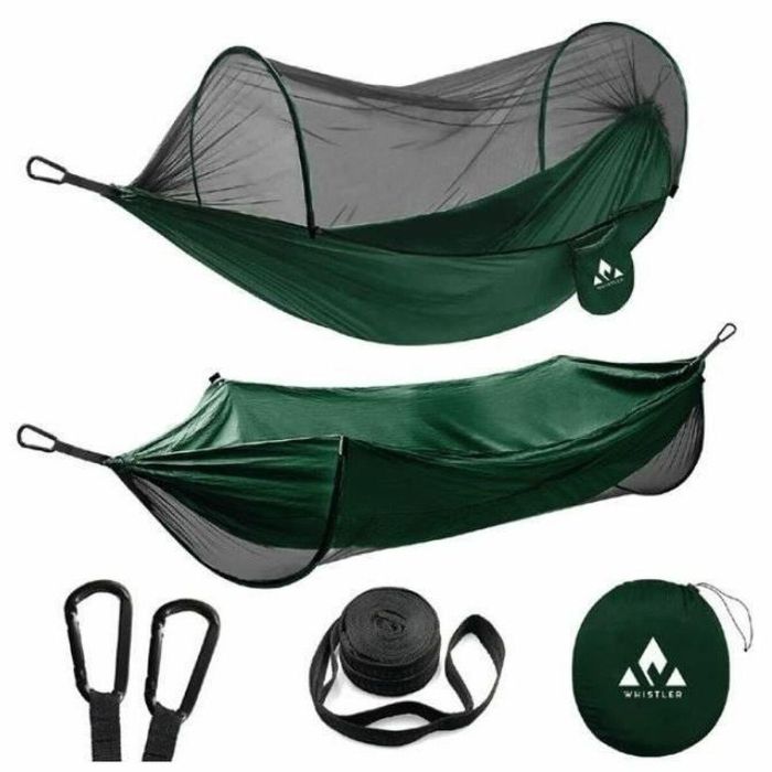 Whistler WHI5715350433587 Hamaca Tongass con Mosquitera, Nylon y Poliéster, Ligera y Cómoda 1 Whistler WHI5715350433587 Hamaca Tongass con Mosquitera, Nylon y Poliéster, Ligera y Cómoda 1