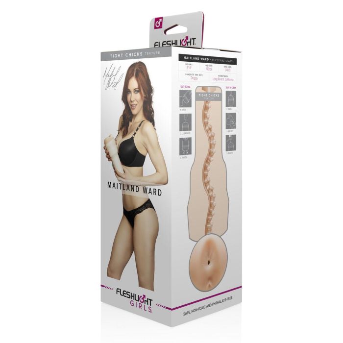 Masturbador Anal Fleshlight Maitland Ward Beige 6 Masturbador Anal Fleshlight Maitland Ward Beige 6