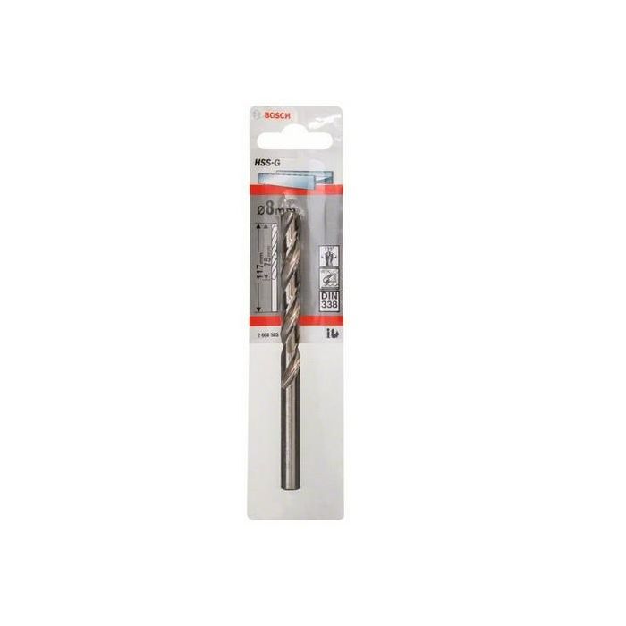Bosch 1 Metallbohrer HSS-G 8.0x75x117mm 1 Bosch 1 Metallbohrer HSS-G 8.0x75x117mm 1