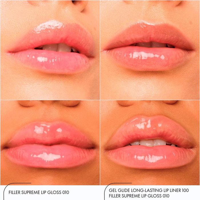 Catrice FILLER SUPREME Brillos de Labios, Tratamiento Volumen Efecto Relleno con Acido Hialuronico, No Pegajoso, 3,2 ml, Tono #010 High Gloss, Low Drama