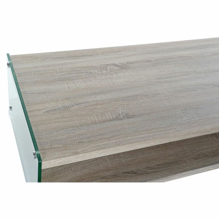 Mesa de Centro DKD Home Decor Multicolor Transparente Natural Madera Cristal Madera MDF 130 x 65 x 35,5 cm 1 Mesa de Centro DKD Home Decor Multicolor Transparente Natural Madera Cristal Madera MDF 130 x 65 x 35,5 cm 1