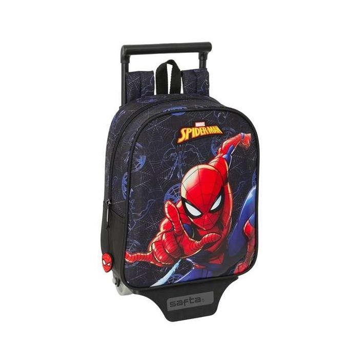 Safta Mochila con Carro 232+805 Spider-Man "Attack" 22x27x10cm