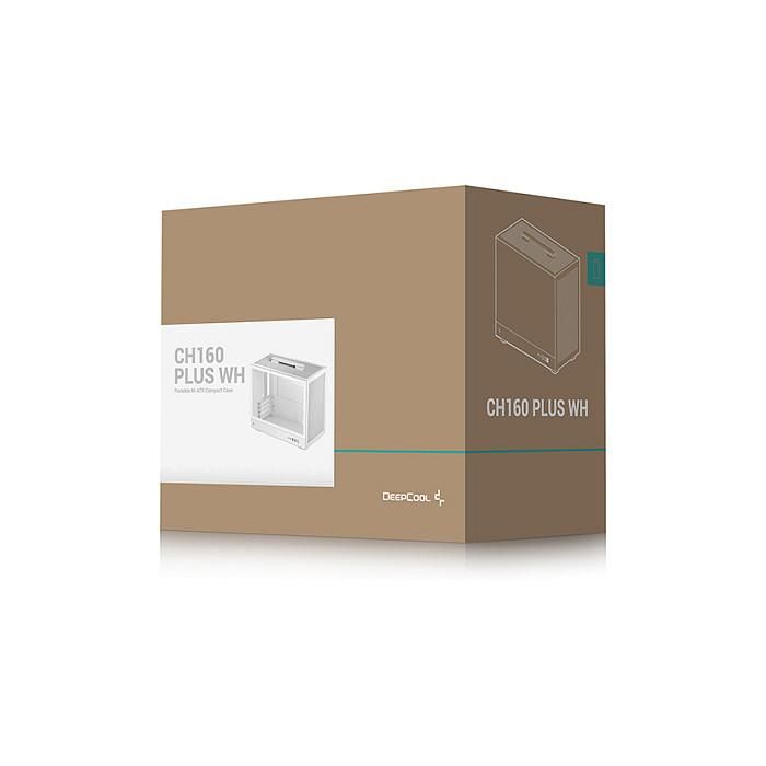 DeepCool CH160 PLUS White SFF PC con Vidrio Templado y Diseño Compacto, Blanco 2 DeepCool CH160 PLUS White SFF PC con Vidrio Templado y Diseño Compacto, Blanco 2